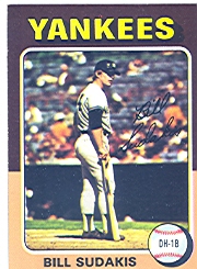 1975 Topps Mini Baseball Cards      291     Bill Sudakis
